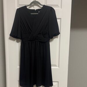 DKNY Black Wrap Dress